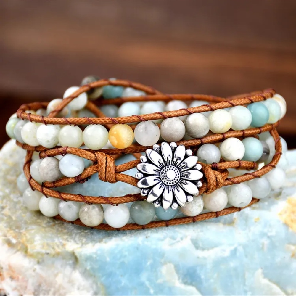 🌻Bohemian style wrap bracelet🌻 - Picture 4 of 6